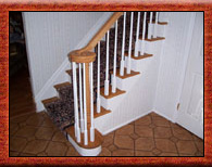 wood railing